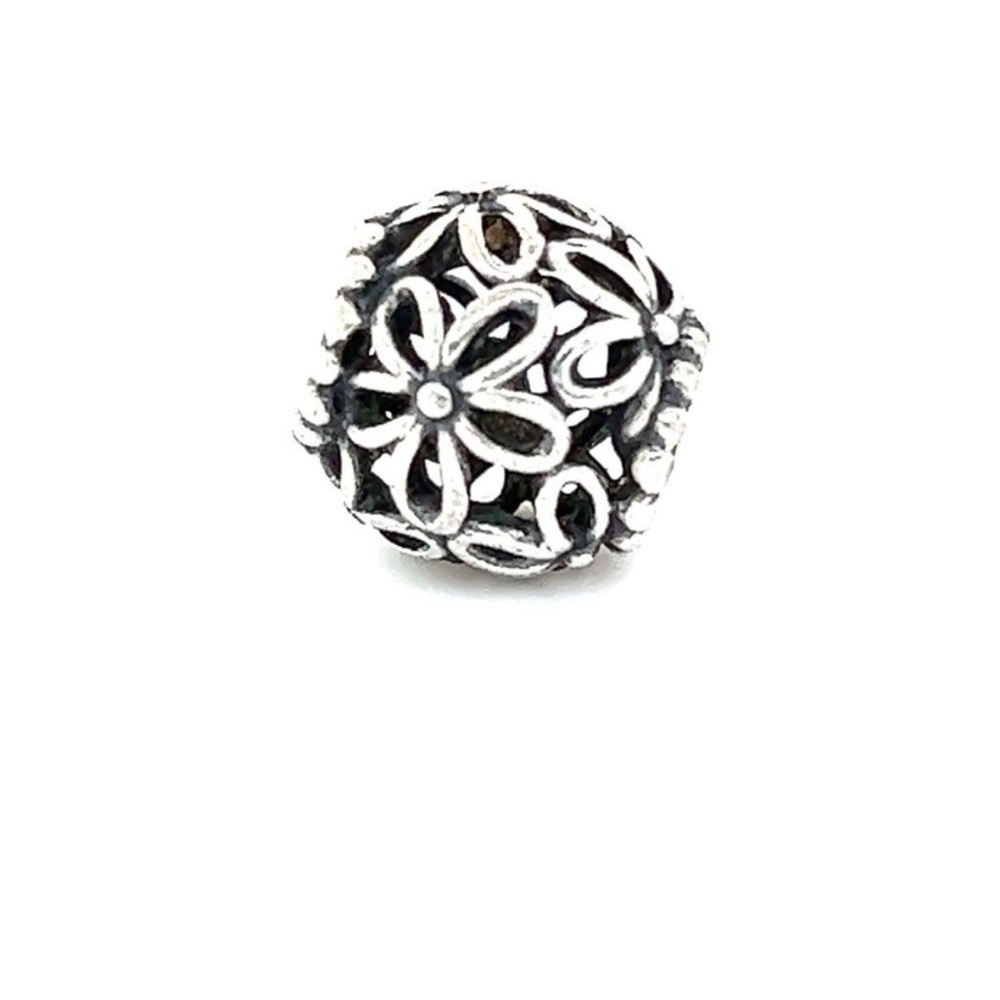 PANDORA Silver Flowers Charm
